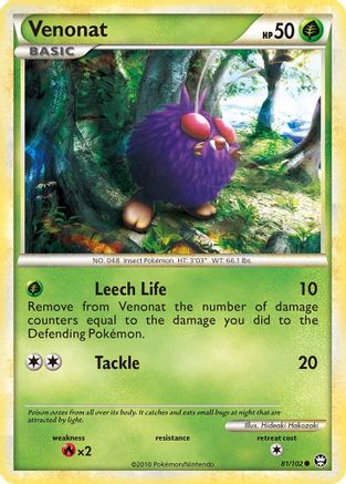 Venonat (81) Reverse Holofoil - Triumphant