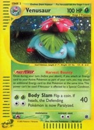 Venusaur (30) Reverse Holofoil - Expedition