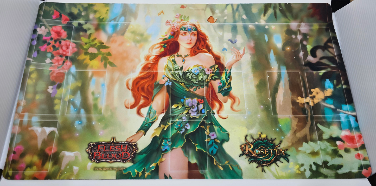 Flesh and Blood Playmat Verdance, Thorn of the Rose