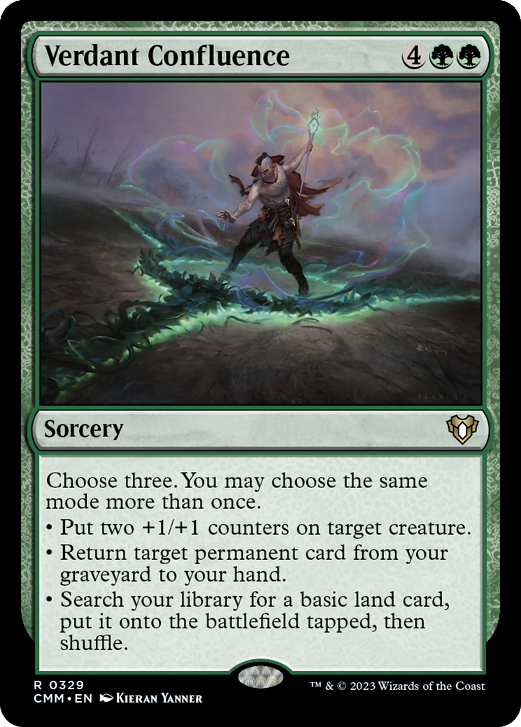 Verdant Confluence (329) Foil - Commander Masters