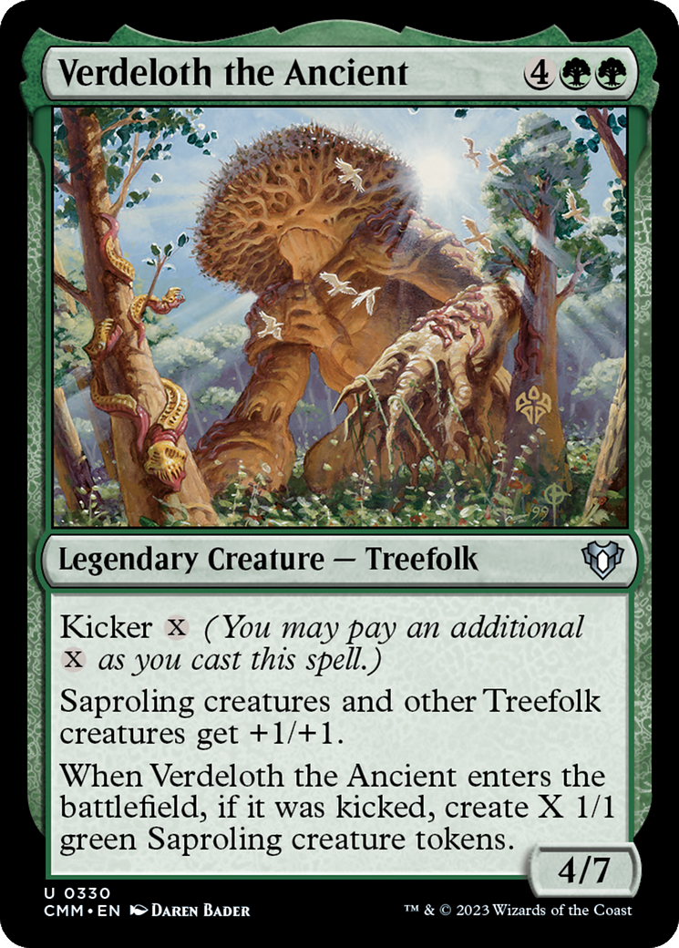 Verdeloth the Ancient (330) Foil - Commander Masters