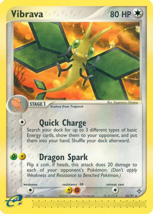 Vibrava (22) Reverse Holofoil - Dragon