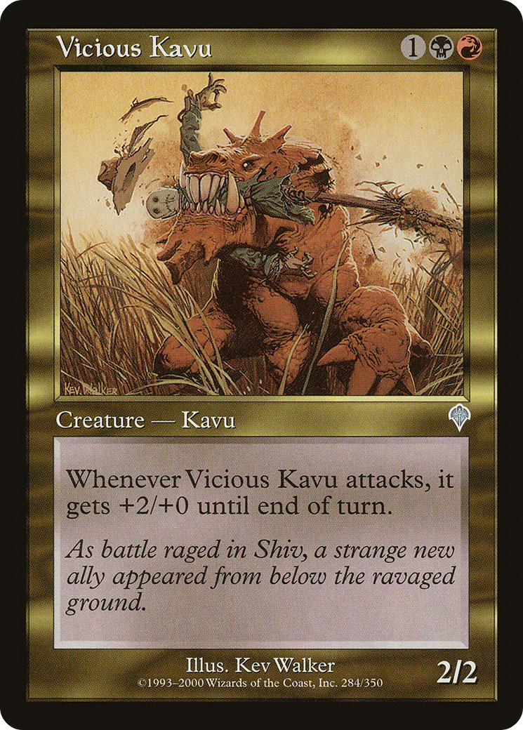 Vicious Kavu (284) Foil - Invasion