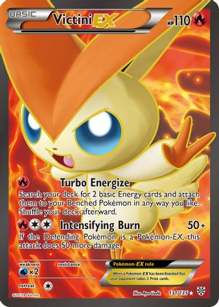 Victini EX (Full Art) (131) Holofoil - Plasma Storm