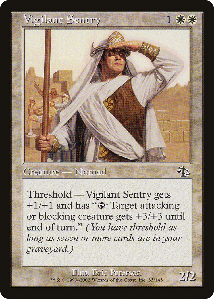 Vigilant Sentry (033) Foil - Judgment