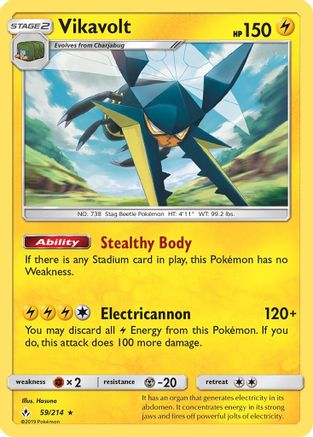 Vikavolt (59) Holofoil - Unbroken Bonds