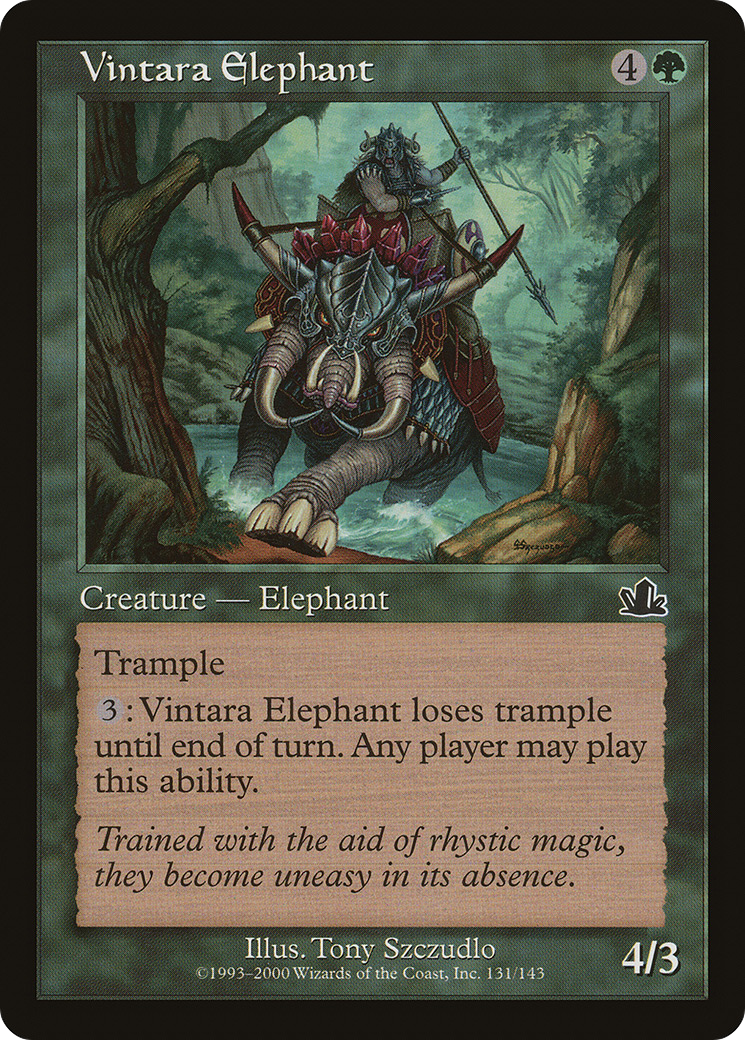Vintara Elephant (131) Foil - Prophecy