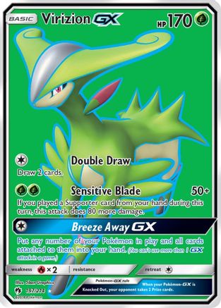 Virizion GX (Full Art) (197) Holofoil - Lost Thunder