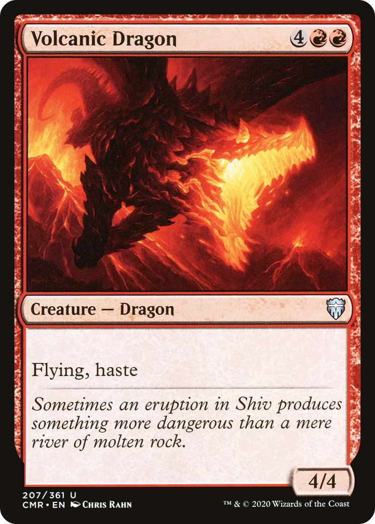 Volcanic Dragon (207) - Commander Legends Foil