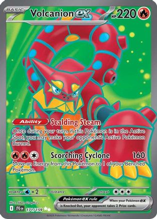 Volcanion ex (Full Art) (171) Holofoil - Journey Together