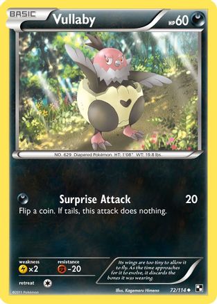 Vullaby (72) Reverse Holofoil - Black & White