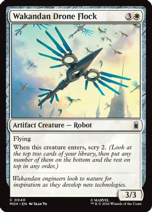 Wakandan Drone Flock (040) - Marvel Super Heroes