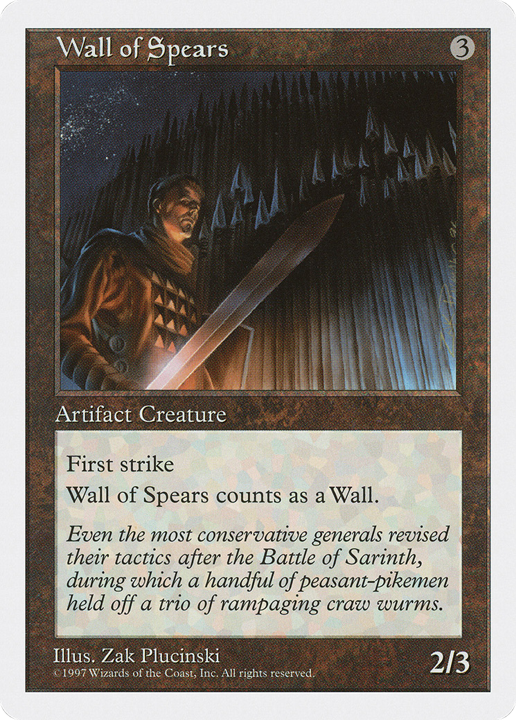 Wall of Spears - Fifth Edition