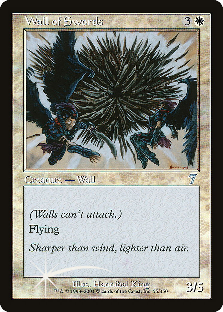 Wall of Swords (055) Foil - Seventh Edition