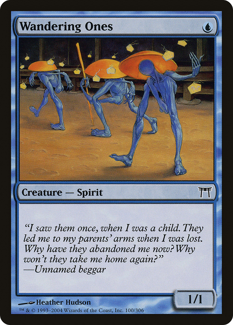 Wandering Ones (100) Foil - Champions of Kamigawa