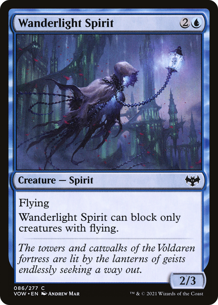 Wanderlight Spirit (086) - Innistrad: Crimson Vow Foil