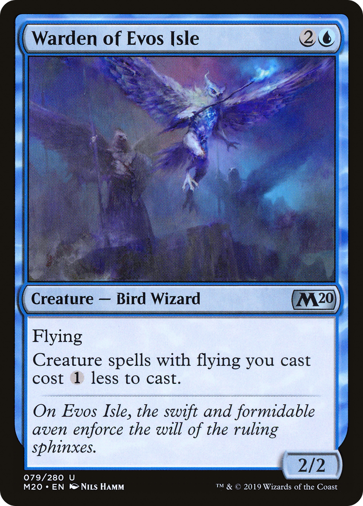 Warden of Evos Isle (079) - Core Set 2020 Foil