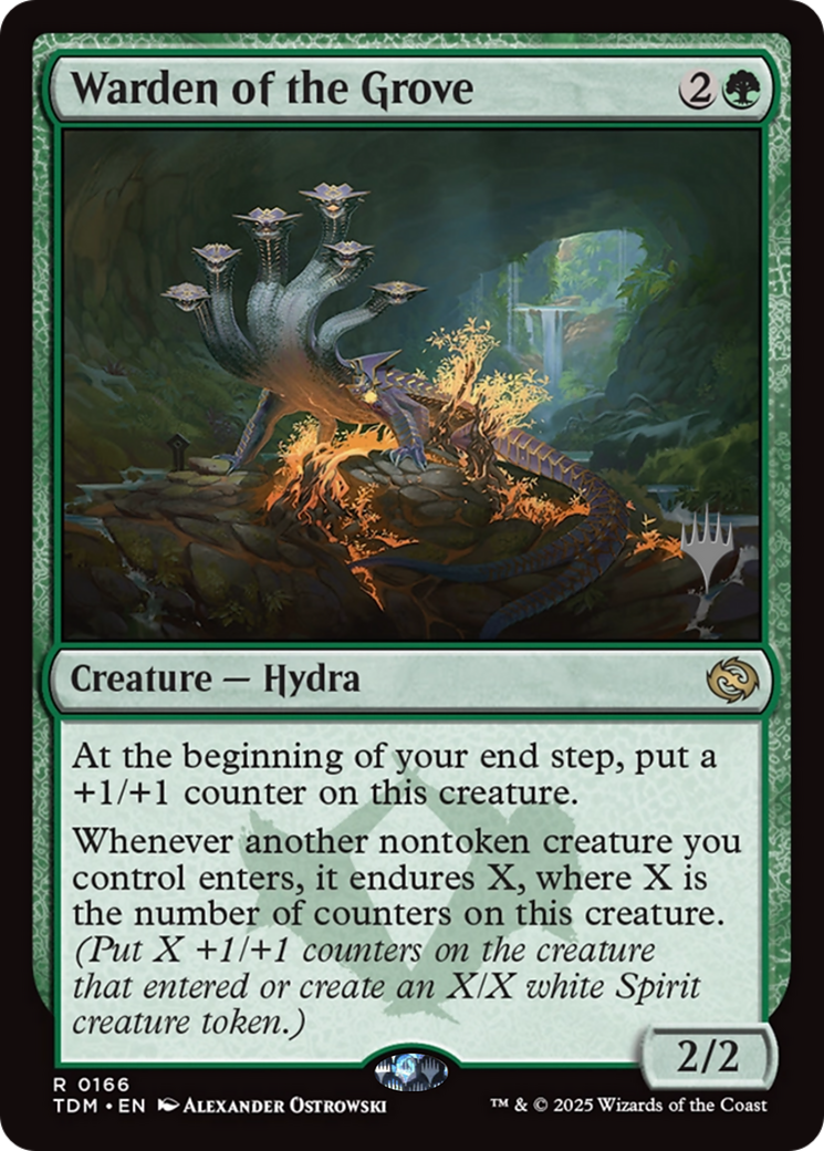 Warden of the Grove (Promo Pack) (166) Foil - Tarkir: Dragonstorm