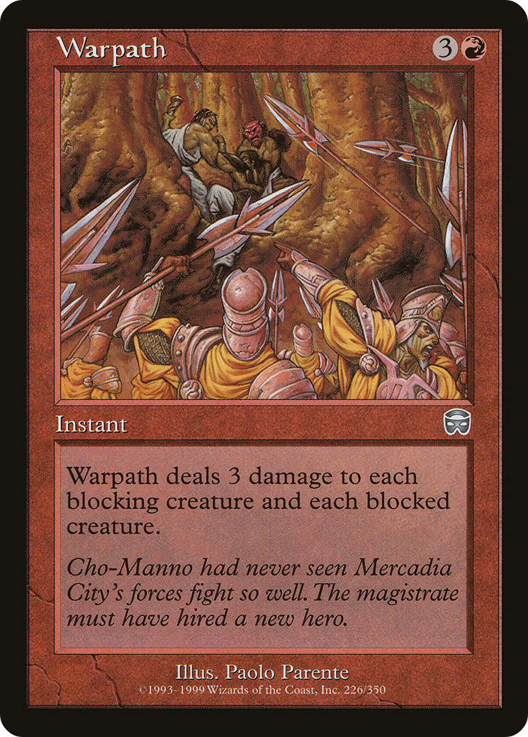 Warpath (226) Foil - Mercadian Masques