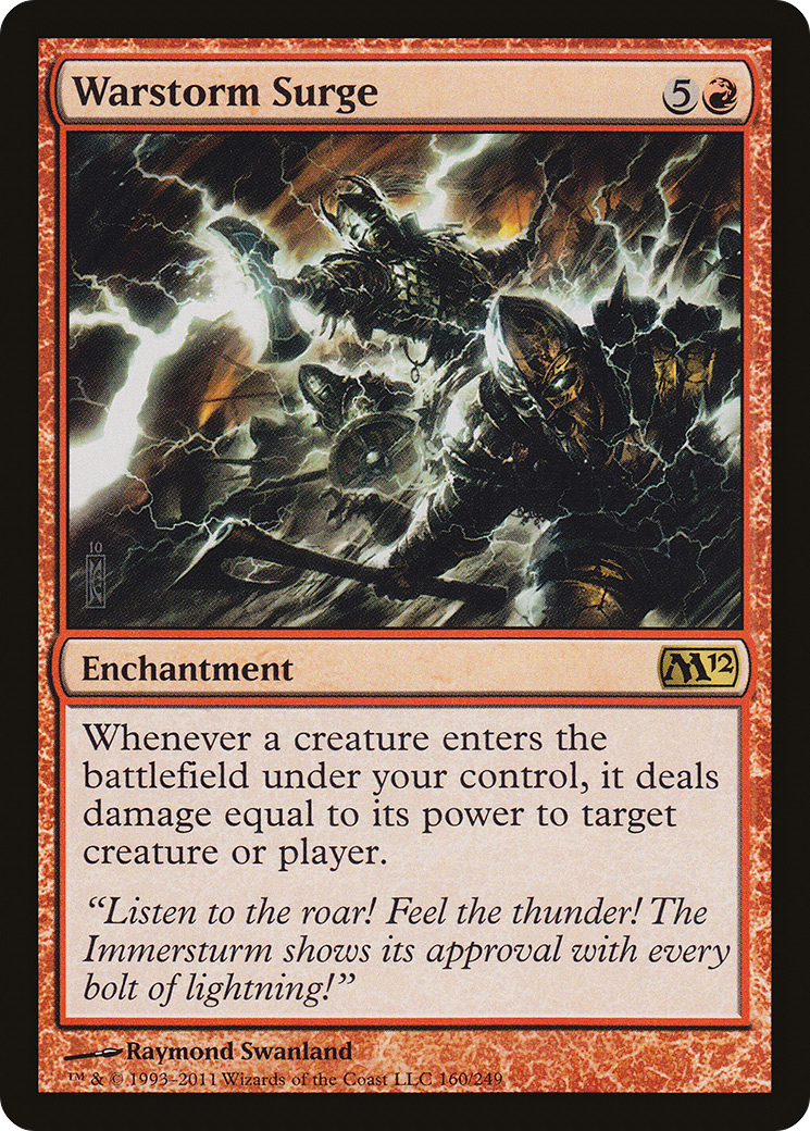 Warstorm Surge (160) Foil - Magic 2012