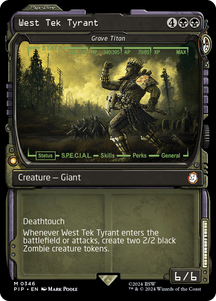 West Tek Tyrant – Grave Titan (Showcase) (346) - Fallout