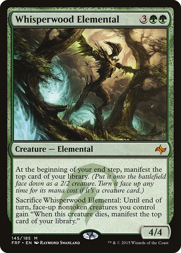 Whisperwood Elemental (145) Foil - Fate Reforged