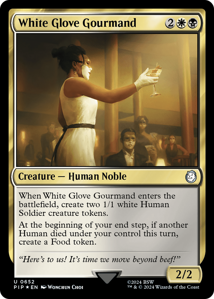 White Glove Gourmand (652) Surge Foil - Fallout
