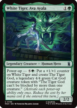 White Tiger, Ava Ayala (196) Foil - Marvel Super Heroes