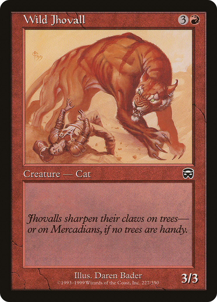 Wild Jhovall (227) Foil - Mercadian Masques