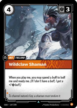 Wildclaw Shaman (147) Foil - Origins
