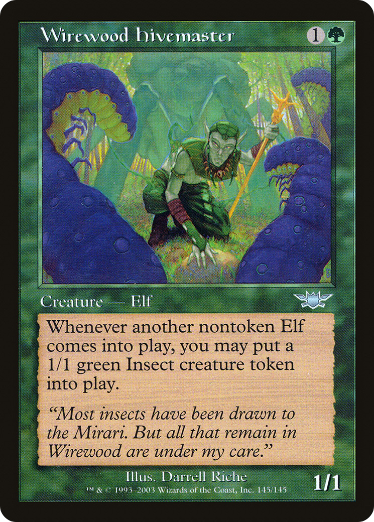 Wirewood Hivemaster (145) Foil - Legions