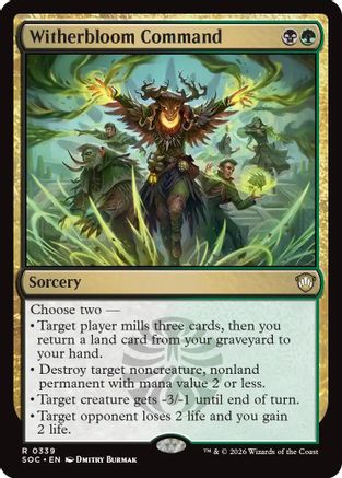Witherbloom Command (339) - Commander: Secrets of Strixhaven