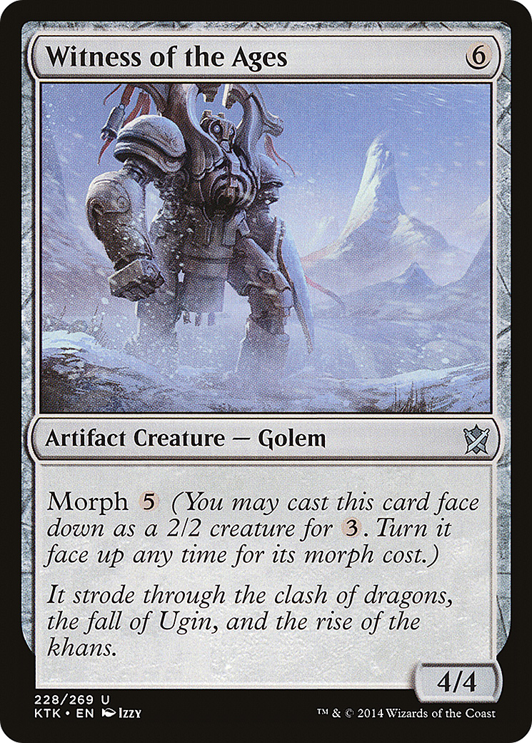 Witness of the Ages (228) Foil - Khans of Tarkir