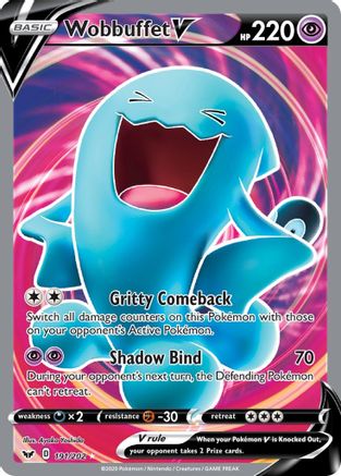 Wobbuffet V (Full Art) (191) Holofoil - Sword & Shield