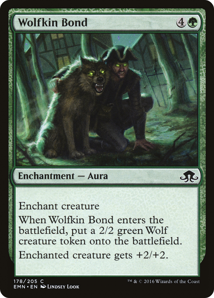 Wolfkin Bond (178) Foil - Eldritch Moon