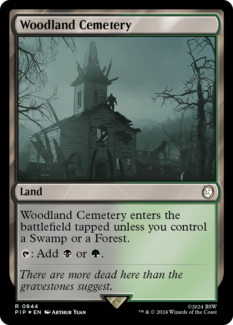 Woodland Cemetery (844) Surge Foil - Fallout