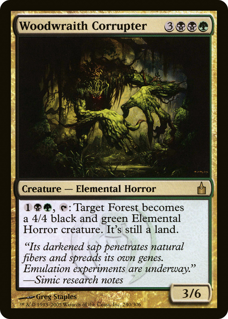 Woodwraith Corrupter (240) - Ravnica: City of Guilds