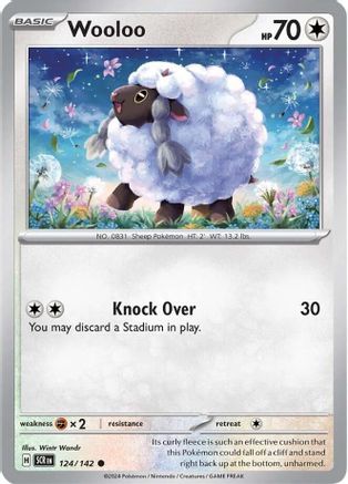 Wooloo (124) Reverse Holofoil - Stellar Crown