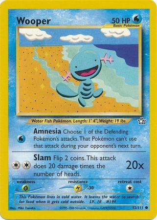Wooper (82) (Unlimited) - Neo Genesis