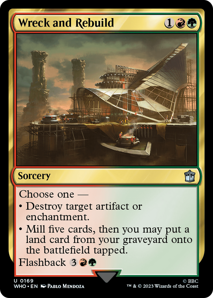 Wreck and Rebuild (169) Foil - Doctor Who