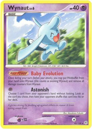 Wynaut (42) Reverse Holofoil - Diamond & Pearl