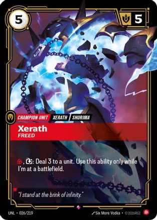 Xerath – Freed (026) Foil - Unleashed