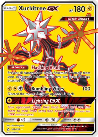 Xurkitree GX (Full Art) (142) Holofoil - Ultra Prism