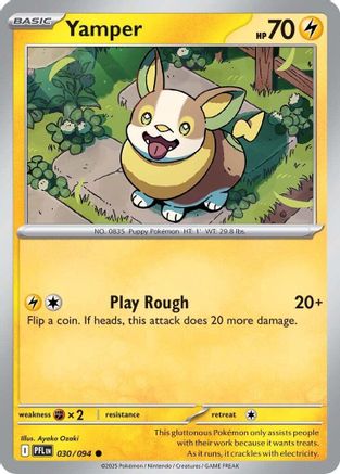 Yamper (30) Reverse Holofoil - Phantasmal Flames