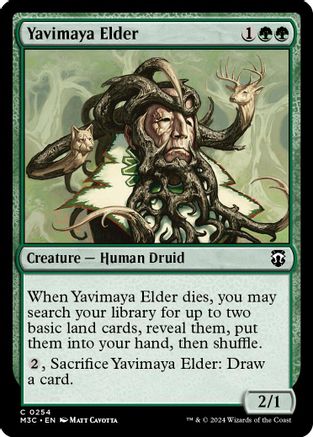 Yavimaya Elder (254) Ripple Foil - Commander: Modern Horizons 3