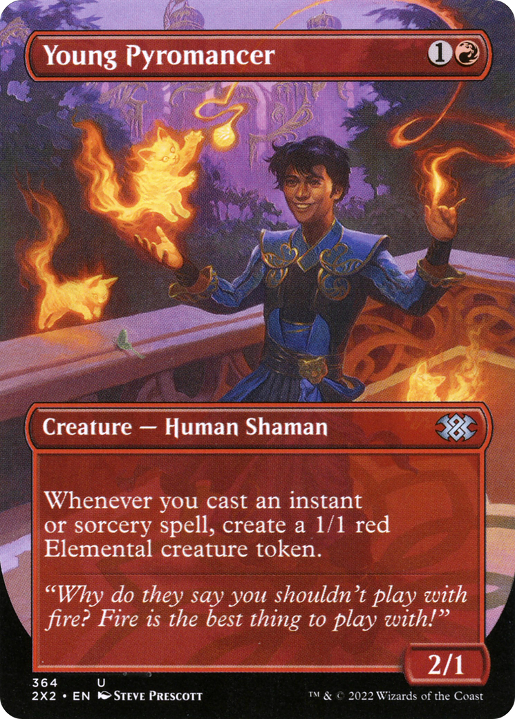 Young Pyromancer (Borderless) (364) - Double Masters 2022