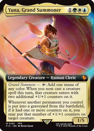 Yuna, Grand Summoner (Extended Art) (192) - Commander: FINAL FANTASY