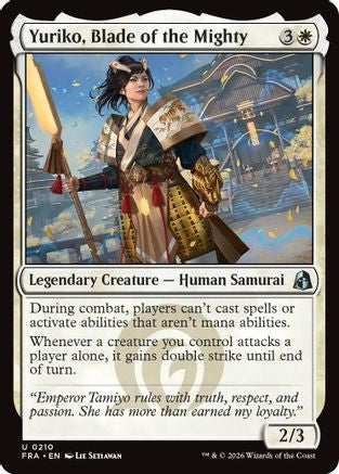 Yuriko, Blade of the Mighty (210) Foil - Reality Fracture