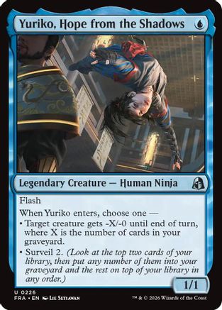 Yuriko, Hope from the Shadows (226) Foil - Reality Fracture