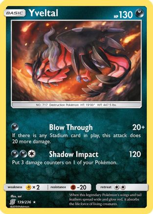Yveltal (139) Holofoil - Unified Minds